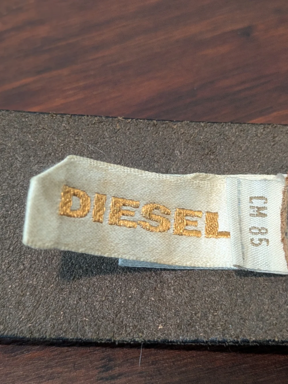 Vintage Diesel Belt. Buckle And Belt Made In Italy. Fantastic Shape